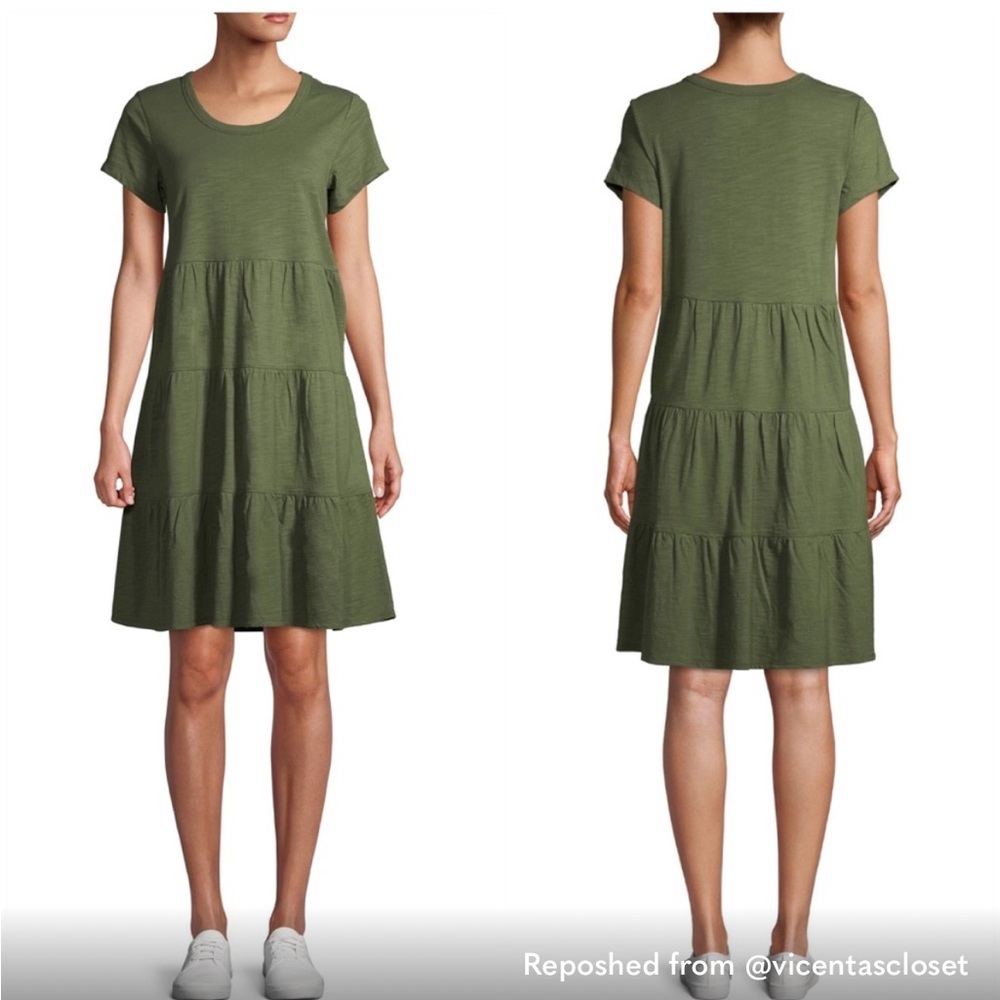 Time and tru green dress